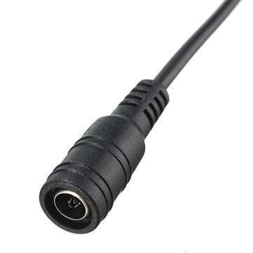 5PCS LUSTREON 30CM 5.5X2.1mm DC Power Supply  Connector Switch Cable for 5050 3528 LED Strip Light