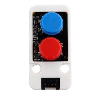 5pcs Mini Dual Push Button Switch Unit with GROVE Port Cable Connector Compatible with FIRE /M5GO ES