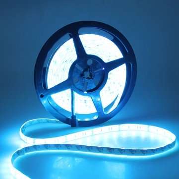 5M 5050 RGB Waterproof 300 LED Strip Light DC12V + 24 Key IR Controller + 5A EU Power Supply