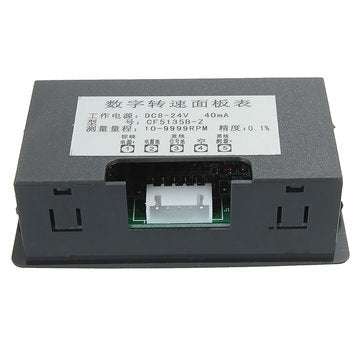 4 Digital LED Tachometer RPM Speed Meter + Proximity Switch Sensor NPN