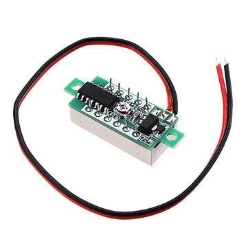 5pcs 0.28 Inch Two-wire 2.5-30V Digital Blue Display DC Voltmeter Adjustable Voltage Meter