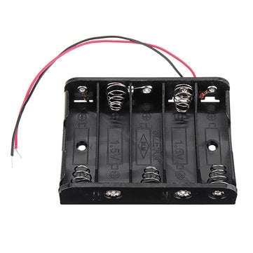 5 Slots AA Battery Box Battery Holder Board for 5 x AA Batteries DIY kit Case