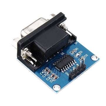 5pcs DC5V MAX3232 MAX232 RS232 To TTL Serial Communication Converter Module With Jumper Cable Geekcr