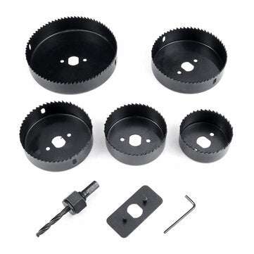 7/8/11/16pcs M42 Drilling Hole Saw Cutting Kit 26-75mm Opener Drill Bit Cutter Set (SIZE: 8)