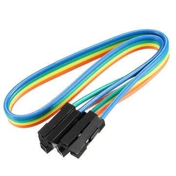 5pcs 3.3/5V XTW ST-LINK V2 STM8/STM32 Simulator Programmer Downloader Debugger With 20cm Dupont Wire
