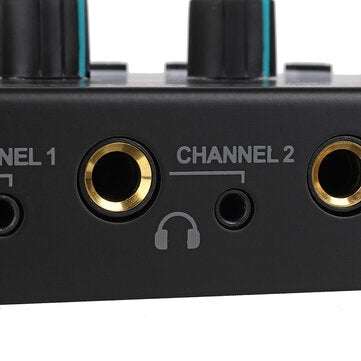 AMP-i4 4-Channel Stereo Headphone Amplifier and DC 12V Power Adapter
