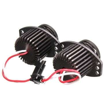 64W Angel Eyes Headlight XENON LED Halo For BMW E90 E91 06-08 White Lamp