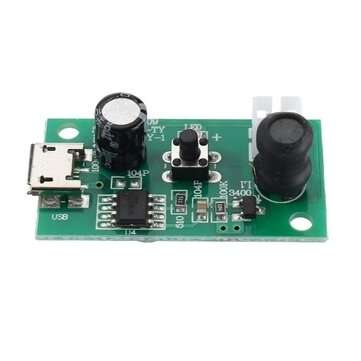 5Pcs USB Humidifier Atomization Driver Board PCB Circuit Board 5V Spray Incubation