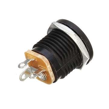 50pcs DC-022 5.5-2.1mm Round Hole Screw Nut DC Power Socket ROHS Internal Diameter 5.5mm