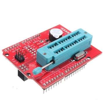 AVR ISP Bootloader Shield Burning Programmer for Atmega328P with Buzzer and Indicator for UNO R3