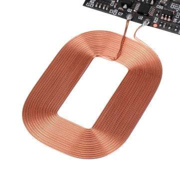 5pcs DIY Qi Standard Wireless Charging Coil Receiver Module Circuit Board DIY Coil for Phone for Bat