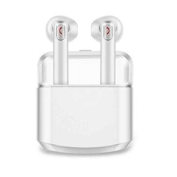 [True Wireless] TWS Mini Portable Dual Wireless bluetooth Earphone Headphones wit... (COLOR.: WHITE)