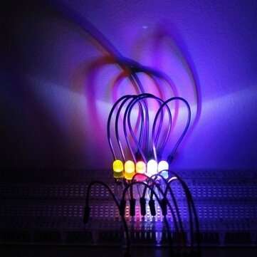 1000Pcs 5 Colors 5mm F5 Ultra Bright Round LED Diode Kit
