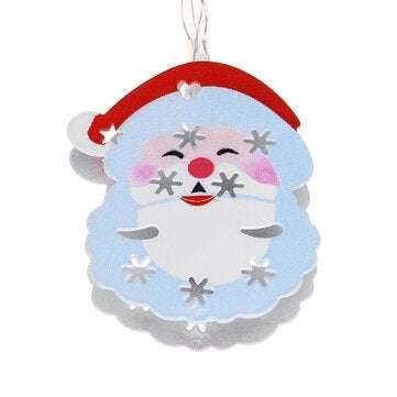Battery Powered 2M 3M Santa Claus Christmas Bell LED Decorativ... (LENGTH: 3M | PATTERN: SANTACLAUS)
