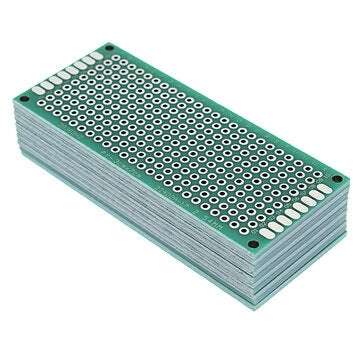 10pcs 30x70mm FR-4 2.54mm Double Side Prototype PCB Printed Circuit Board