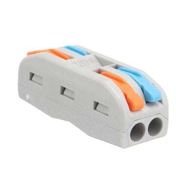 Excellway 30pcs PCT-2 2Pin Colorful Docking Connector Electrical Connectors Wire Terminal Block Univ