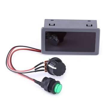 Durable DC 6V 12V 24V 5A/5A PWM Motor Speed Regulator Digital LED Display with IR Remote Controller