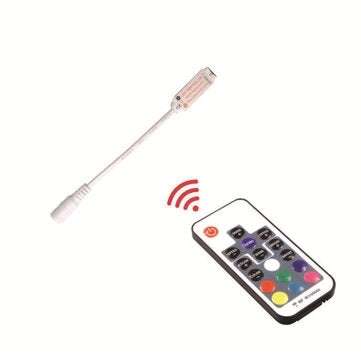 DC 12V Mini RGB RF Remote USB 24 Key Wireless LED Controller For RGB LED Strip Light Remote Controll