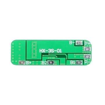 HX-3S-01 3S 12V 12.6V 6A Li-ion Lithium Battery 18650 Charger Charging Module PCB BMS for Lipo Batte