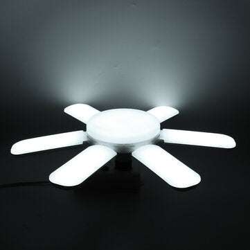 Folding Garage Work Light E27 Bulb Ceiling Lamp Workshop Warehouse Ceiling Light