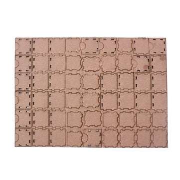 Wooden MDF Eid Mubarak Ramadan Advent Calendar Sign House Drawer Home Decorations