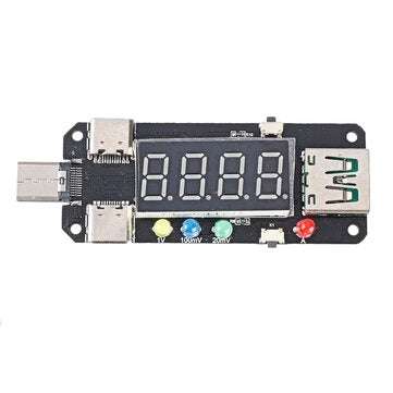 XY-WPDT USB Charging Trigger Charger Voltmeter Ammeter 5V/9V/12V/15V/20V/PPS PD2.0 PD3.0 Type-C USB