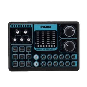 X9 MINI Computer External Mobile Phone Sound Card Repair Tone Mixer Suitable for Home Computer Recor