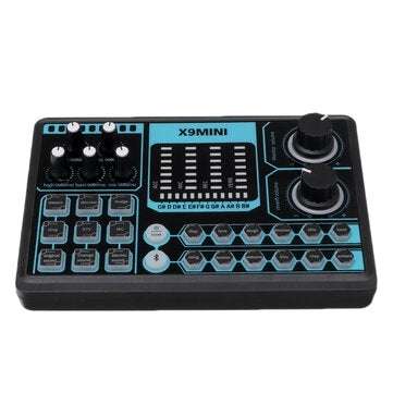 X9 MINI Computer External Mobile Phone Sound Card Repair Tone Mixer Suitable for Home Computer Recor