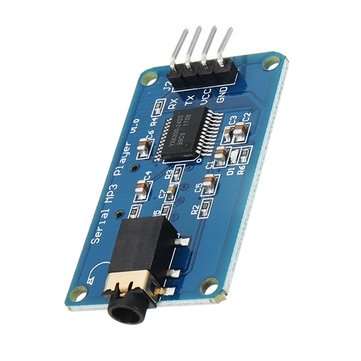 YX6300 UART TTL Serial Control MP3 Music Player Module Support Micro SD/SDHC Card For AVR/ARM/PIC 3.