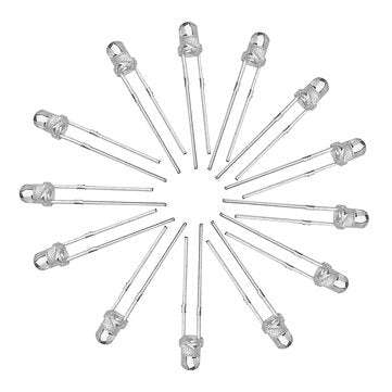 100Pcs F5 5mm Slow Flash RGB Rainbow Multi Color Light Emitting Diode Round LED Full Color