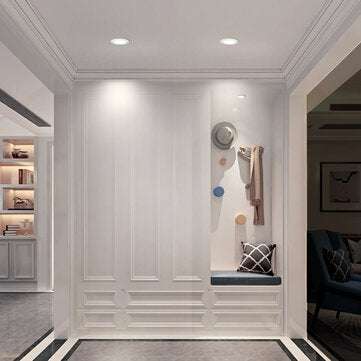 Zeeray 220-240V LED Wifi Smart Downlight Dimmable 4000K White Light Group Control Support Mi Smart E
