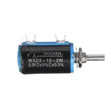 WXD3-13-2W Precision Potentiometer 2.2K 2.2K Ohm Wirewound Multi-Turn Potentiometer
