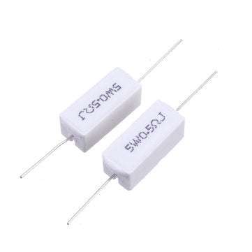 10pcs BPR56 5W 0.5R 0.5 Ohm 5w Non-inductive Ceramic Cement Resistor Wirewound Resistance