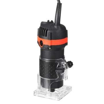 1000W Woodworking Trimmer Electric Trimming Machine Wood Milling Slotting Machine (PLUG: 220VEUPLUG)