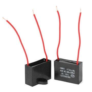 10pcs CBB61 450V 4.5uf Starting Capacitance AC Fan Capacitor CBB Motor Run Capacitor 450V 4.5F