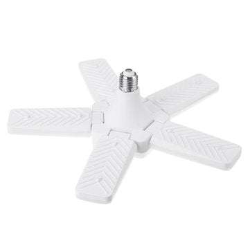 300W E27 Deformable LED Garage Light Bulb Foldable 5 Blade Ceiling Lamp Workshop Supermarket Lightin