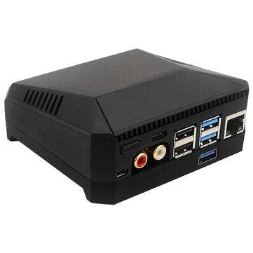 Catda Raspberry Pi 4B Argon ONE M.2 Expansion Board USB3.0 to SATA Connected to SSD Solid State Dr