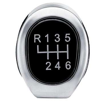 5/6 Speed Gear Shift Knob Stick Matt Gloss Silver Cover for BMW 1 3 5 6 SERIES E81 E82... (MODEL: B)
