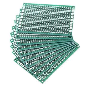 10pcs 50x70mm FR-4 2.54mm Double Side Prototype PCB Printed Circuit Board