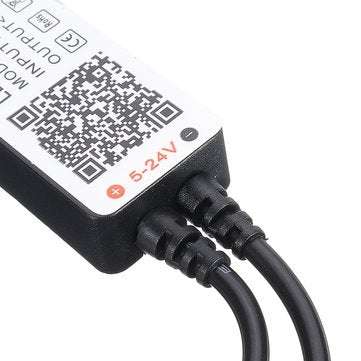 Smart WiFi 5Pin RGBW LED Strip Controller+32Keys Remote Control Work With Amazon Alexa Google Assist