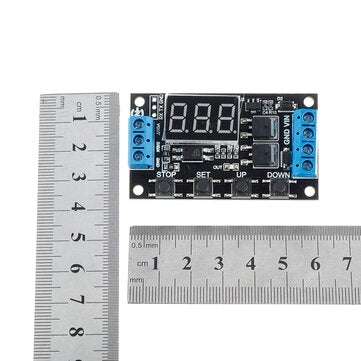 ZK-TD4 DC 5V 12V 24V Trigger Cycle Timer Delay Controller Module 15A 400W MOS Control Switch 16-Work