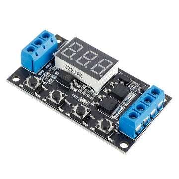 ZK-TD4 DC 5V 12V 24V Trigger Cycle Timer Delay Controller Module 15A 400W MOS Control Switch 16-Work