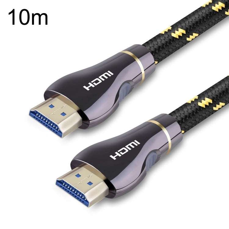 10m All Copper 2.0 HDMI HD Cable Supports 4K Zinc Alloy HDMI Data Cable(Black)