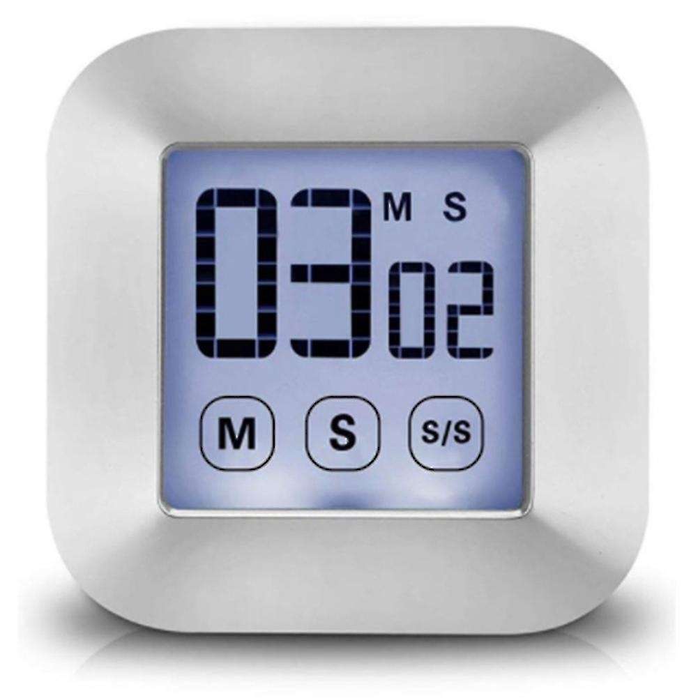 Smart Touch Screen Timer Lcd Abs Stopwatch Kitchen Countdown Timer