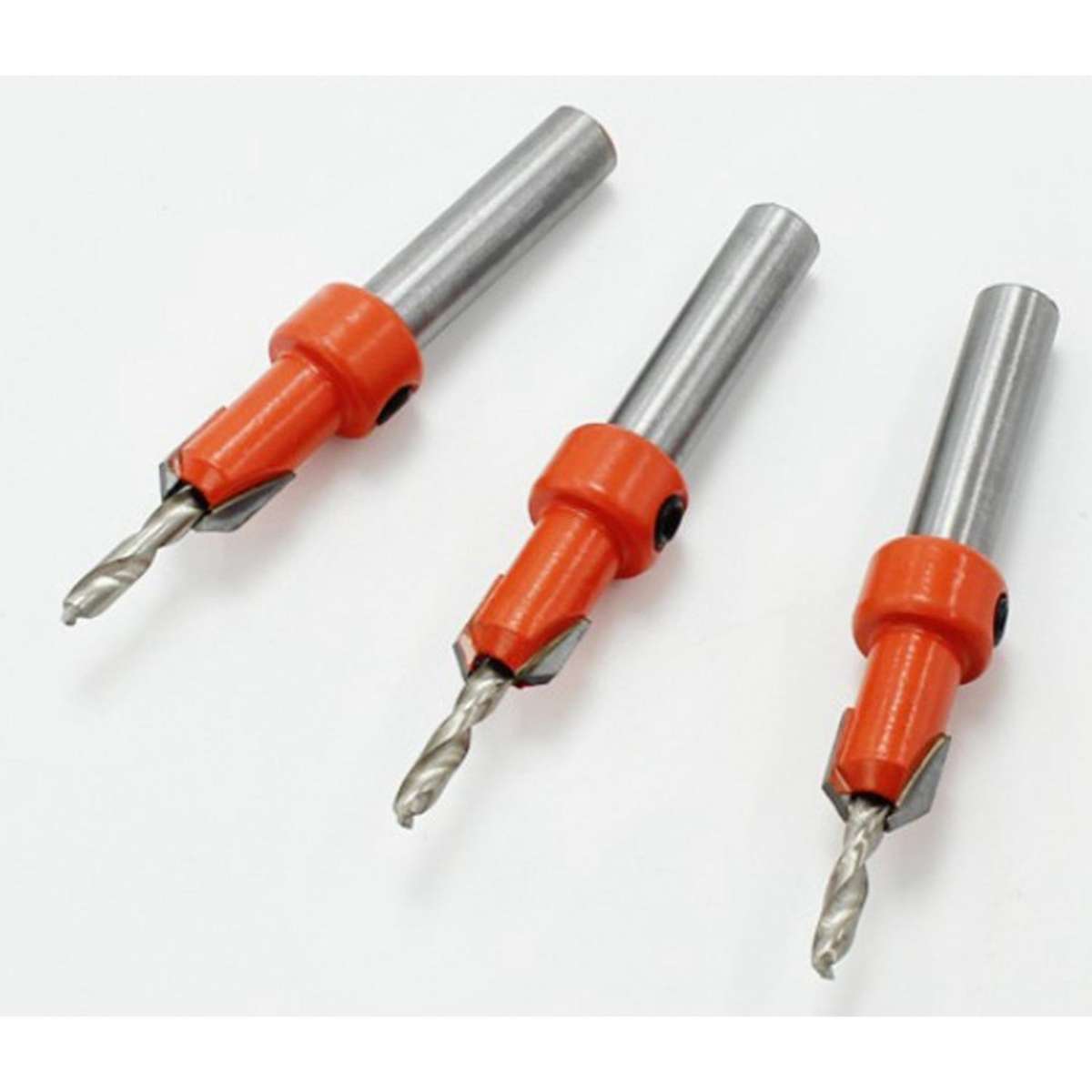 5pcs Wood Hole Drill Bit,8mm Shank Countersink Drill Bit Router Bit