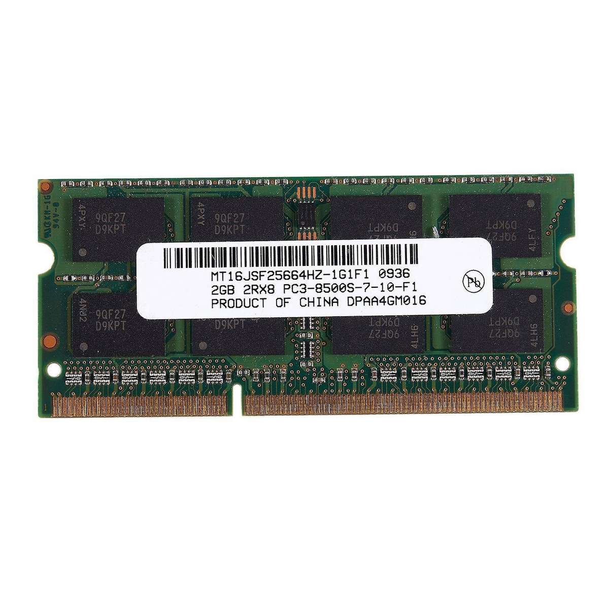 So-dimm Ddr3l Ddr3 1.5v Memory Ram for Laptop Notebook(2gb/1066)