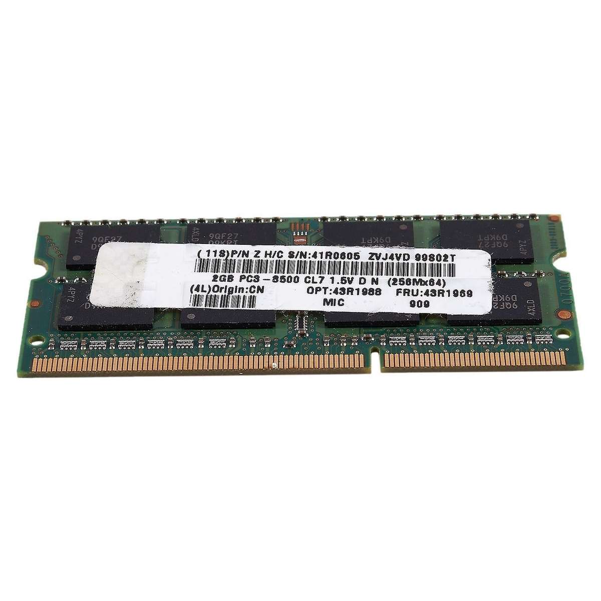 So-dimm Ddr3l Ddr3 1.5v Memory Ram for Laptop Notebook(2gb/1066)