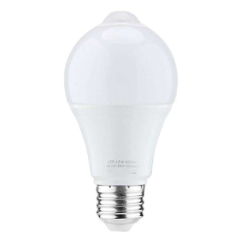 12w Motion Sensor Light Bulb,outdoor/indoor Movement