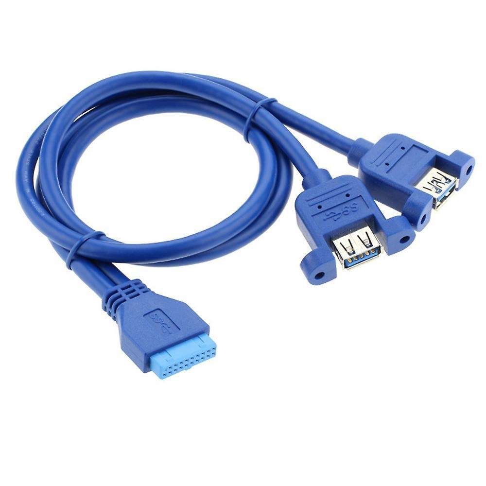 Usb3.0 20pin Cable Extension Cable Bezel Floppy Drive Cable,0.5 Meter