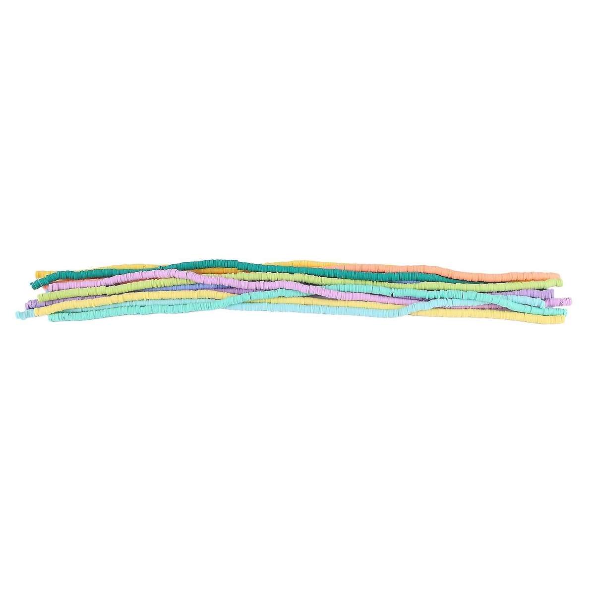 Polymer Gasket 6mm Disc Flat Bead for Surfer Necklace Bracelet Making